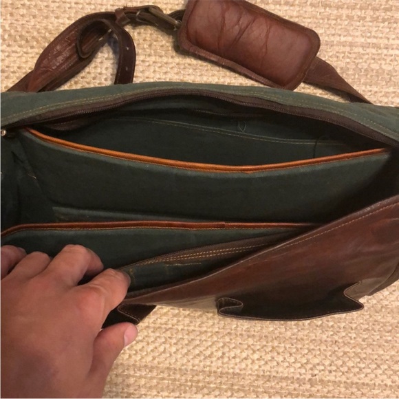 Hand made leather office bag - Picture 3 of 3